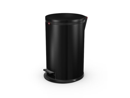 Nášľapný kozmetický kôš Hailo Pure.M, 12 litrov, čierny lak