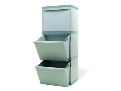 Odpadkový kôš na triedený odpad - 3 × 30 litrov