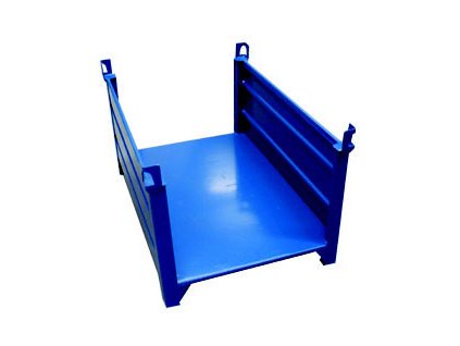 Ohradová paleta otvorená sa dvoch strán 1200x800x600 mm, práškovo lakovaná