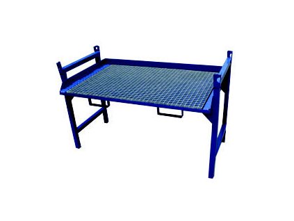 Stojan na sudy s roštom 1405x800x920 mm, lak