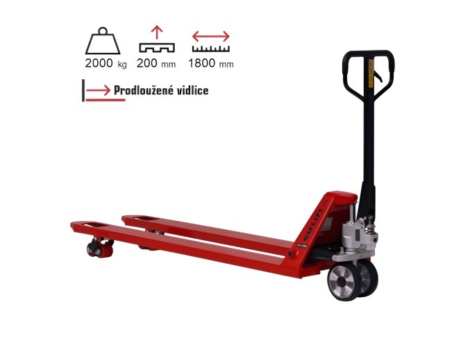 paletovy vozik prodlouzeny BF1800 P