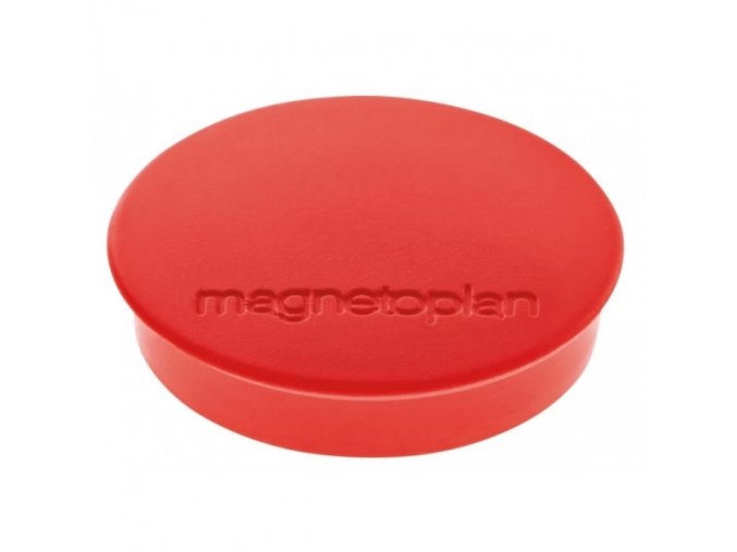 Magnety Magnetoplan Discofix štandard 30 mm červená, bal. 10 ks