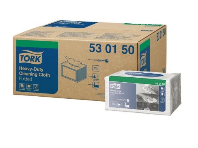 Netkaná textília Tork Premium 530 Small Pack biela - 45ks