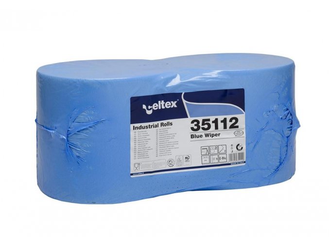Priemyselná papierová utierka CELTEX Blue Wiper 970, šírka 24cm, 2vrstvy - 2ks