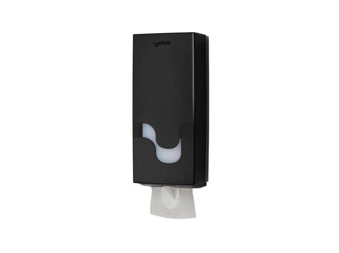 Zásobník Celtex na skladaný toaletný papier čierny plast