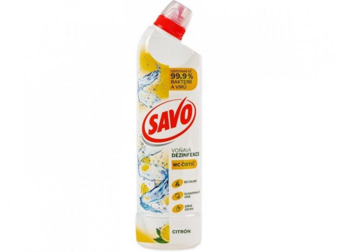 SAVO WC čistič citrón gél 700ml