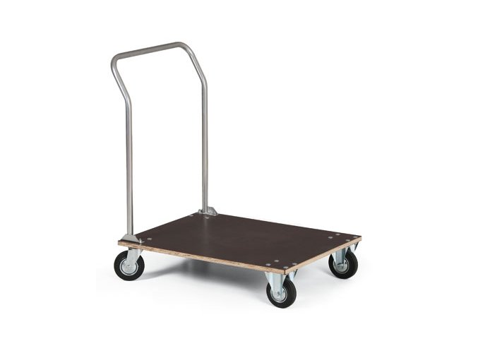Plošinový vozík, vodeodolná preglejka, 100 kg