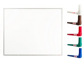 Biele magnetické tabule boardOK 150 x 120 cm