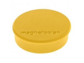 Magnety Magnetoplan Discofix štandard 30 mm žltá, bal. 10 ks