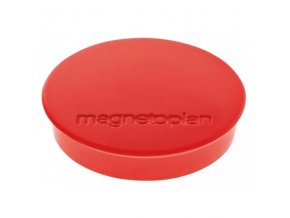 Magnety Magnetoplan Discofix štandard 30 mm červená, bal. 10 ks
