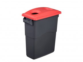 Nádoba na Triedenie odpadu 85 litrov + červené veko na plasty