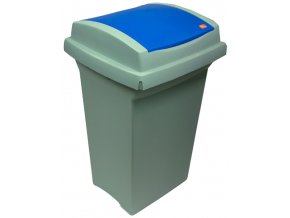 Odpadkový kôš na triedený odpad, 50 l, modrý