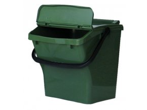 Odpadkový kôš plastový na triedený odpad - zelená
