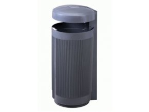 Odpadkový kôš vonkajšie 50 litrov, šedý