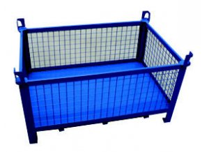 Ohradová paleta sieťovaná 1200x800x600 mm, práškovo lakovaná