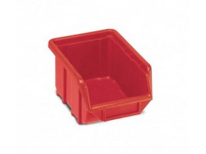 Plastová krabička 76 × 111 × 168, červená, bal.j. 60 ks