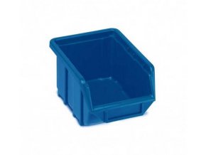 Plastová krabička 76 × 111 × 168, modrá, bal.j. 60 ks