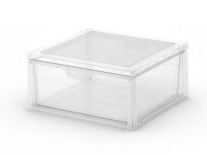 Plastový úložný box Spider box 3 – průhledný, 17 l