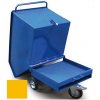 Výklopný vozík na špony, triesky 400 litrov, var. základní, žltý