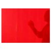 Zváracie záves, transparentný červený, matný, š 1,4 m, v 1,8 až 2,8 m