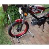 Stojan na prevoz motocykla určený na prívesný vozík