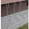 Jednostranný stojan na bicykle – rovný variant, 3 parkovacie miesta
