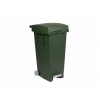 Odpadkový kôš celobarevný, 80 litrů, zelený