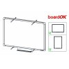 Biele magnetické tabule boardOK, 180 x 120 cm