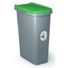 smetny kos na triedenie odpadu eco home system 40 litrov zelený