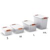 66649 9 plastovy ulozny box k latch l objem 43l 59 x 39 x 28 vyska cm sedy