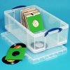 20958 1 plastovy ulozny box s vikem really useful box pruhledny 50 litru