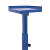 Transportní zvedací stojan, Variofit, do 150 kg, výška 77 - 102 cm, modrá/antracit (Barva antracit RAL7016)