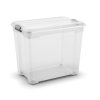 Plastový úložný box Moover box XXL, objem 80l, 58 x 38 x 49 (výška) cm, transparentné veko