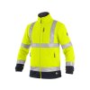 Bunda CXS PRESTON, výstražná, žlto-modrá (Velikost S)