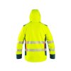 Bunda CXS BEDFORD, výstražná, pánska, softshell, žlto-petrolová (Velikost S)