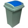 Odpadkový kôš na triedený odpad, 50 l, modrý