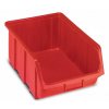 Plastová krabička 187 x 333 x 505, červená, bal.j. 4 ks
