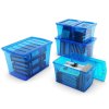 2968 4 plastovy ulozny box s vikem na klip omni box pruhledny transparentni 50 l