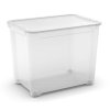 Plastový úložný box s víkem T box, vel. XL, transparentní, 70 litru