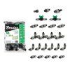 18340 sada spojek 16mm s prevlecnou matkou 24ks