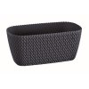 28642 1 kvetinac truhlik 30cm splofy case dspc300 s433 antracit plastovy