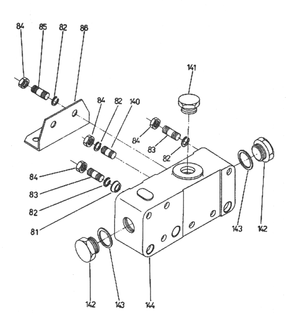 Hydraulický systém – zostava 5007-62-9000, nákres 6 z 10