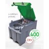 kontejner na naftu fortisbox 400 l 230 v s mericem pro prevoz nafty bez adr