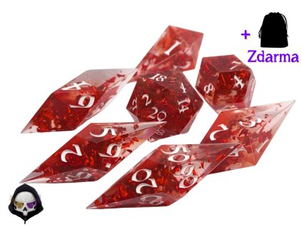 Bloody flakes - Sada kostek pro DnD
