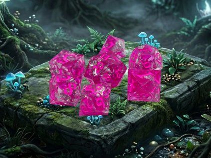 Silver Magic - Sada kostek pro DnD