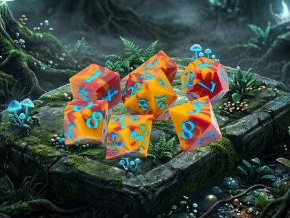 Red Fire - Sada kostek pro DnD