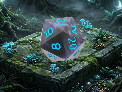 Purple Chaos - D20 HUGE