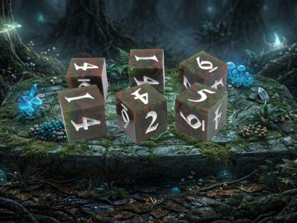 Camo - Sada 6D6 kostek