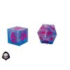Cosmic Neon dnd sada kostek + sáček zdarma modrá růžová fialová