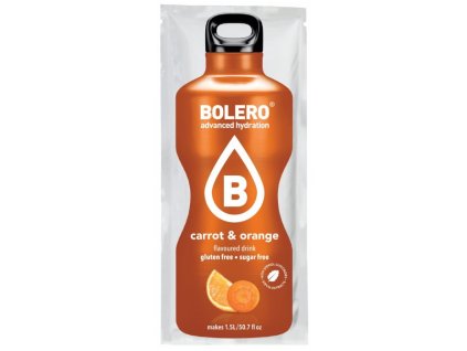 Bolero – instantní nápoj bez cukru - MRKEV & POMERANČ (min. trvanlivost do 23.1.2025)